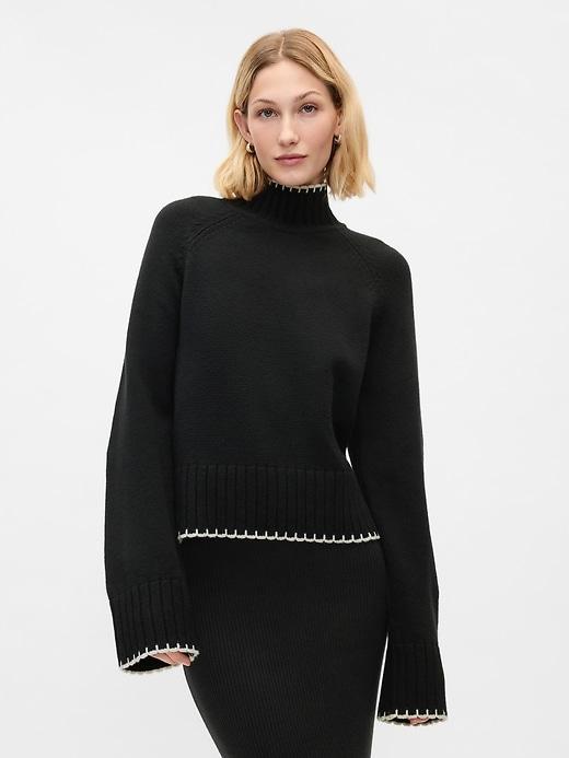 CashSoft Turtleneck Sweater Product Image