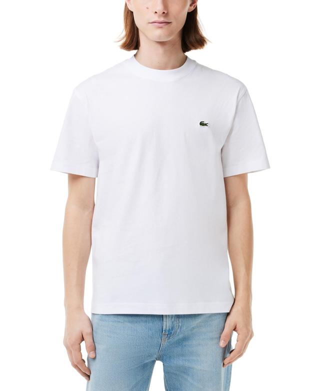 Lacoste Mens Classic Fit Short Sleeve Crewneck Logo T-Shirt Product Image