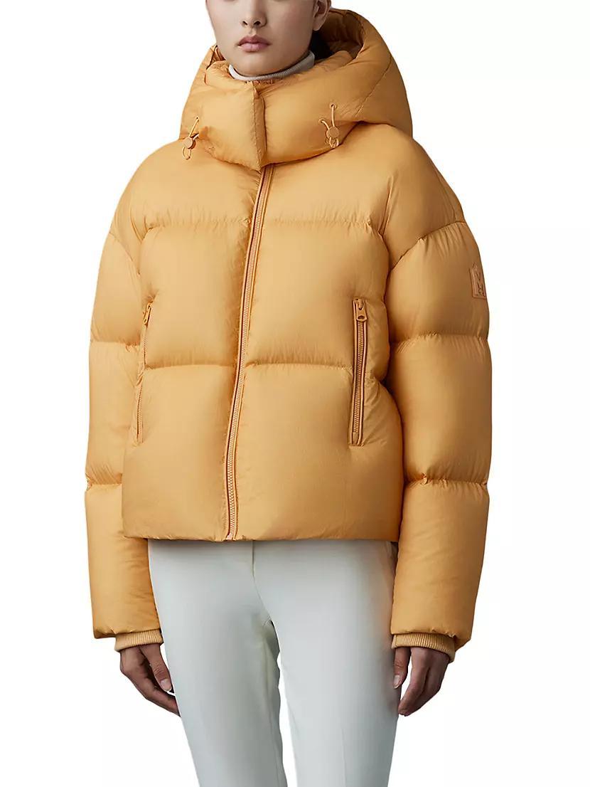 Tessy Quilted Hooded Down Jacket Product Image