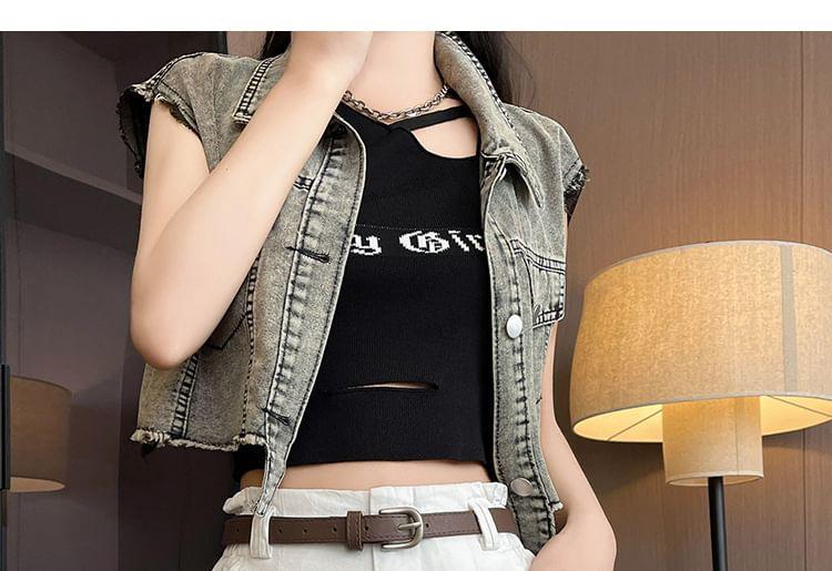 High Waist Pleated Casual Shorts With Rolled Hem Product Image