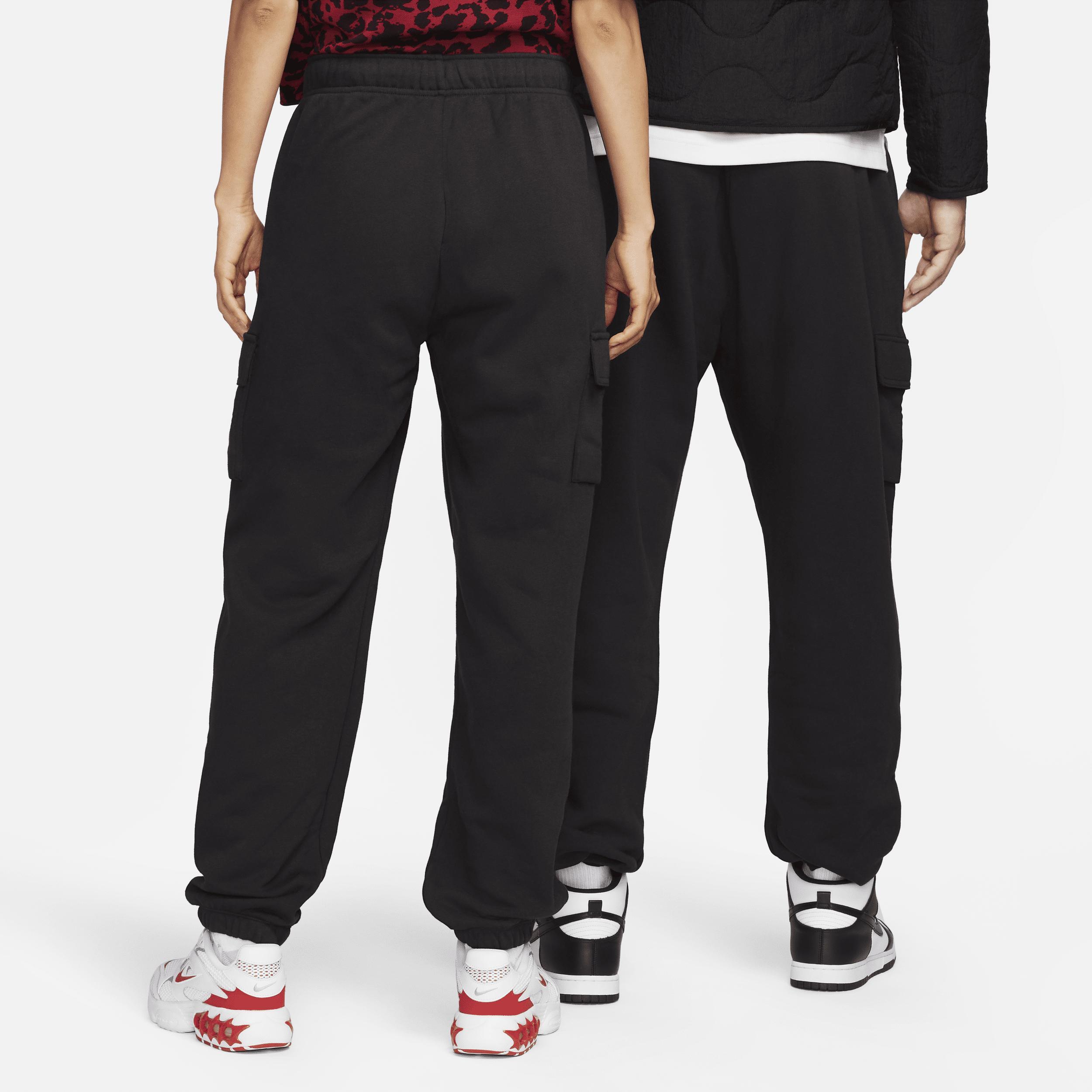 Womens Nike Sportswear Club Fleece Mid-Rise Oversized Cargo Sweatpants Product Image