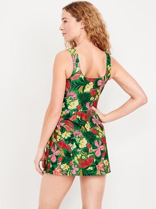 Side-Tie Swim Dress Product Image