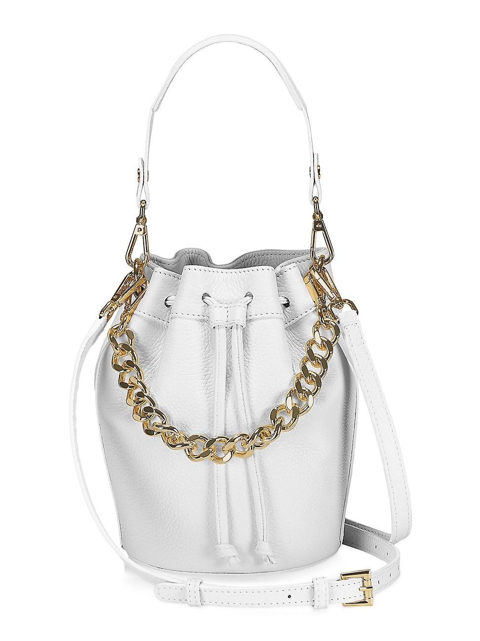 Womens Brooklyn Leather Bucket Bag Product Image