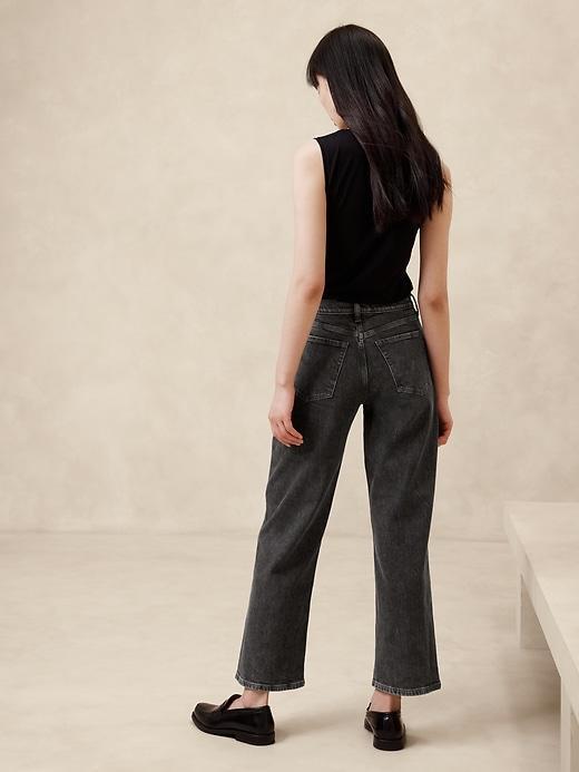 Ultra High-Rise Wide-Leg Crop Jean Product Image