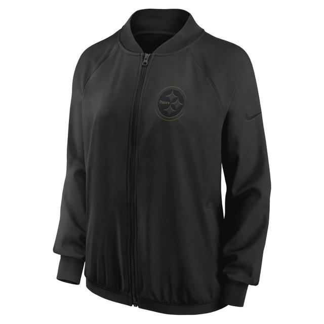 Pittsburgh Steelers Nike Women's Dri-FIT NFL Full-Zip Jacket Product Image