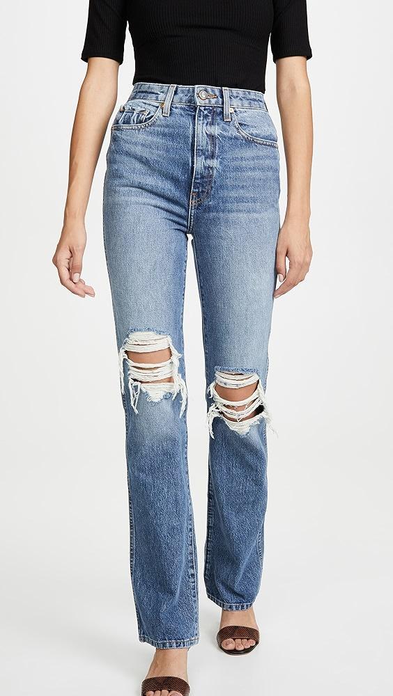 Khaite Danielle High Rise Stovepipe Jeans | Shopbop Product Image