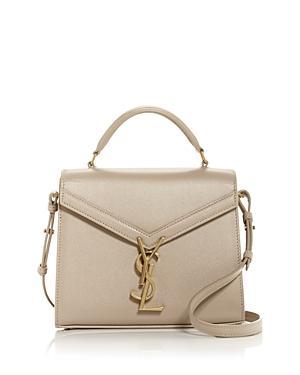 Womens Cassandra Mini Top Handle Bag in Grain De Poudre Embossed Leather Product Image