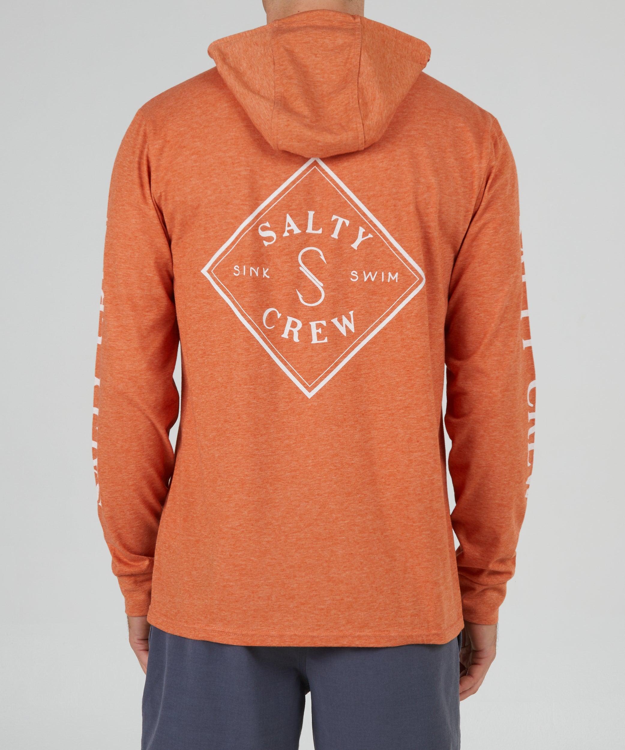 Tippet Pocket Hood Tech Tee - Rust Male Product Image