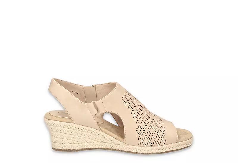 Easy Street Serena Womens Espadrille Wedge Sandals Product Image