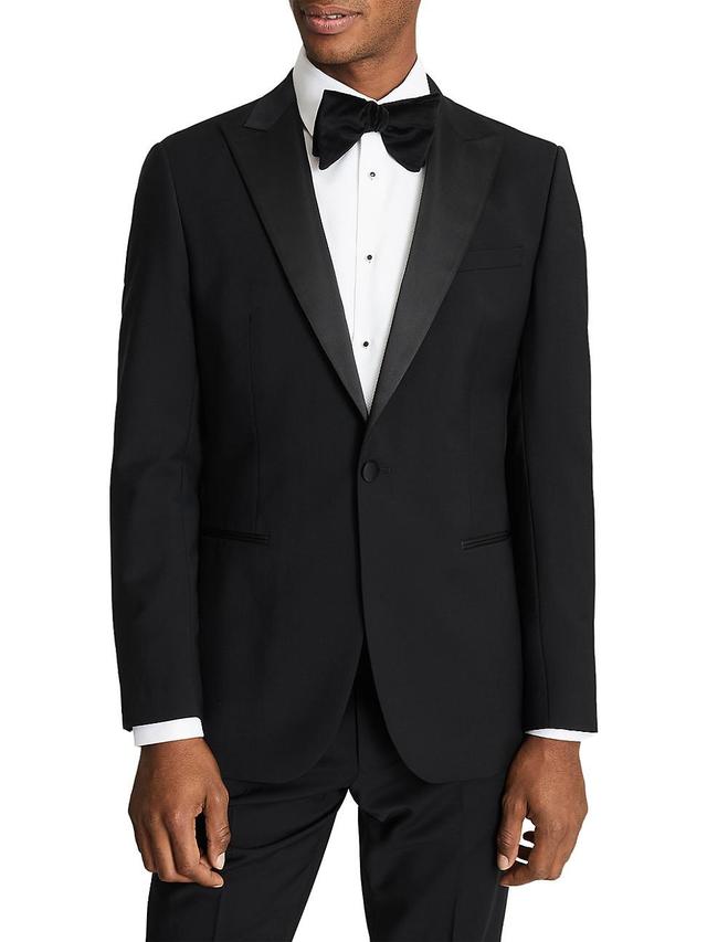 Mens Poker Satin Modern Tuxedo Jacket Product Image