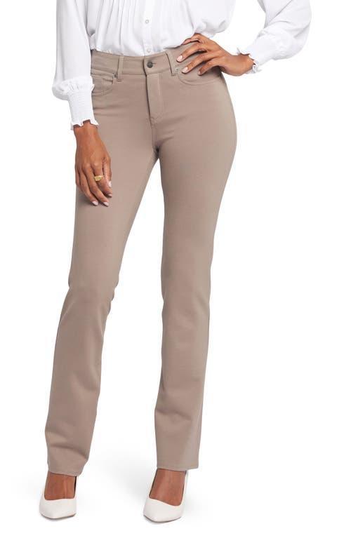 Nydj Marilyn Straight Leg Ponte Pants in Saddlewood Product Image