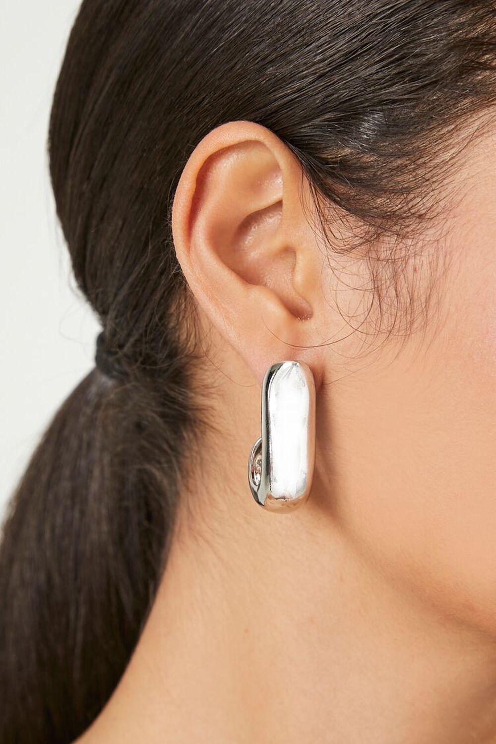 Geo Hoop Earrings | Forever 21 Product Image