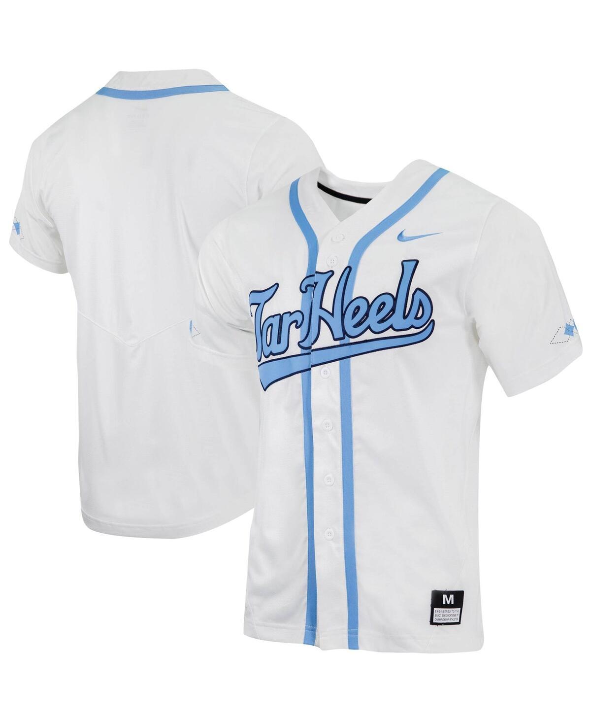 Mens Nike North Carolina Tar Heels Replica Full-Button Baseball Jersey Product Image