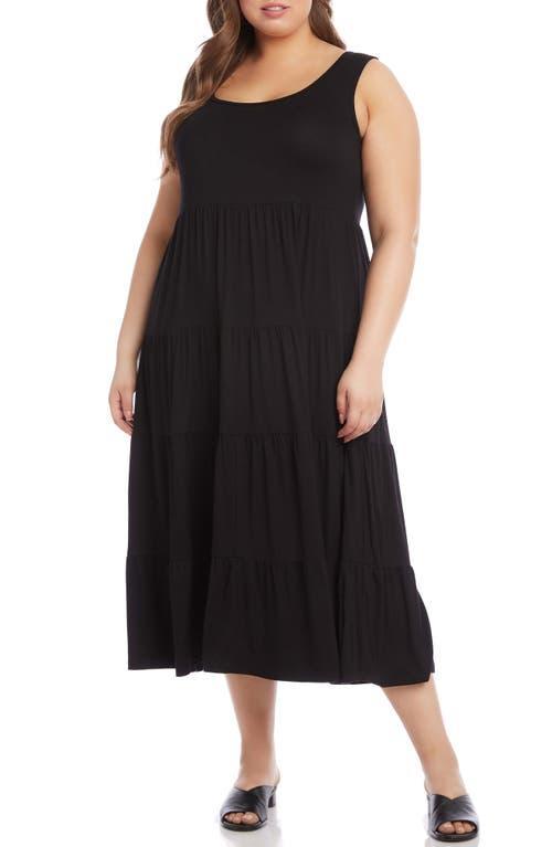 Karen Kane Tiered Midi Dress Product Image