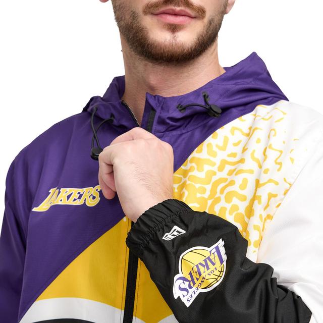 Los Angeles Lakers Sport Classics Color Block Windbreaker Male Product Image