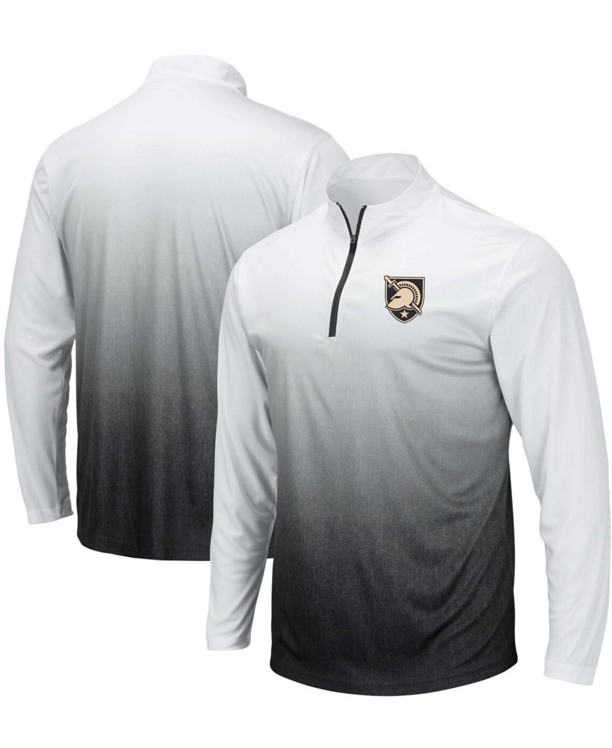 Mens Colosseum Gray Army Black Knights Magic Team Logo Quarter-Zip Jacket Product Image