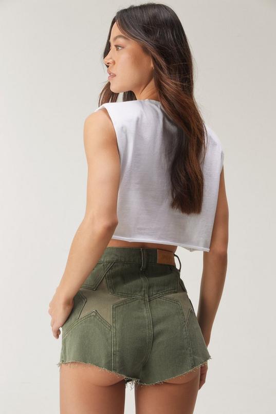 Star Bum Denim Booty Shorts product image