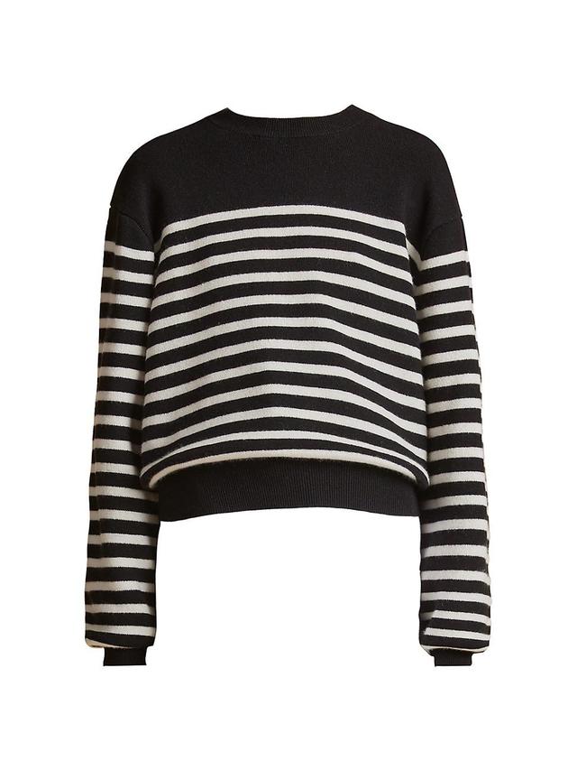 Womens Viola Striped Cashmere Sweater Product Image