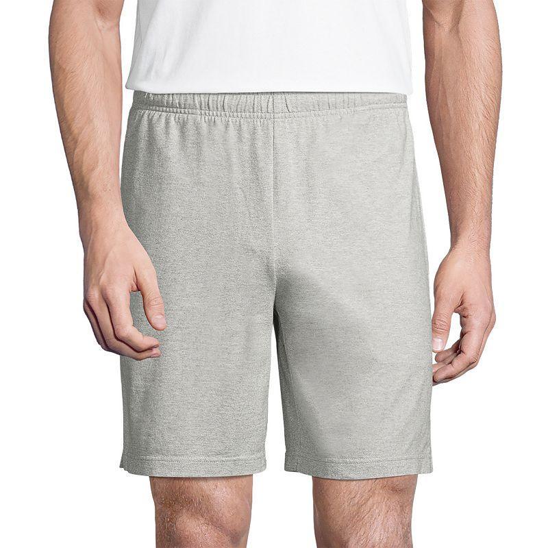 Big & Tall Lands End Jersey Knit Shorts, Mens Radiant Blue Product Image