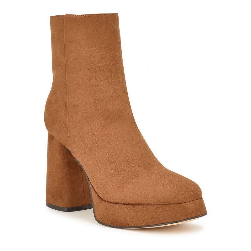 Nine West Velo Womens Flared Block Heel Dress Boots Product Image