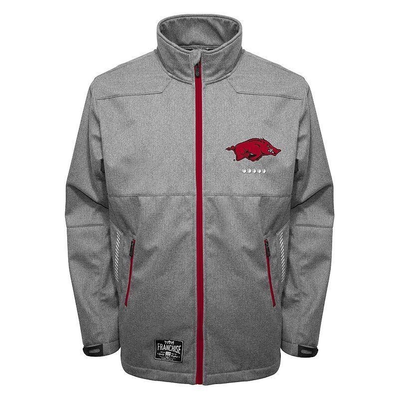 Mens Franchise Club Kansas Jayhawks Tech Fleece Softshell Jacket Product Image