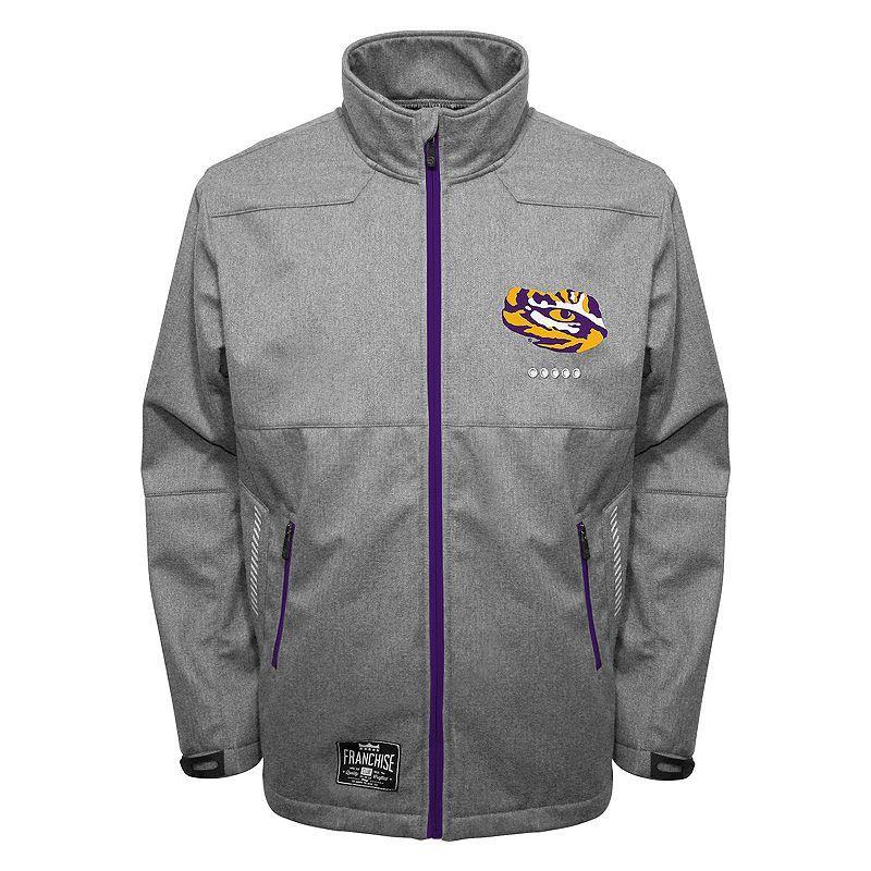 Mens Franchise Club Kansas Jayhawks Tech Fleece Softshell Jacket Product Image