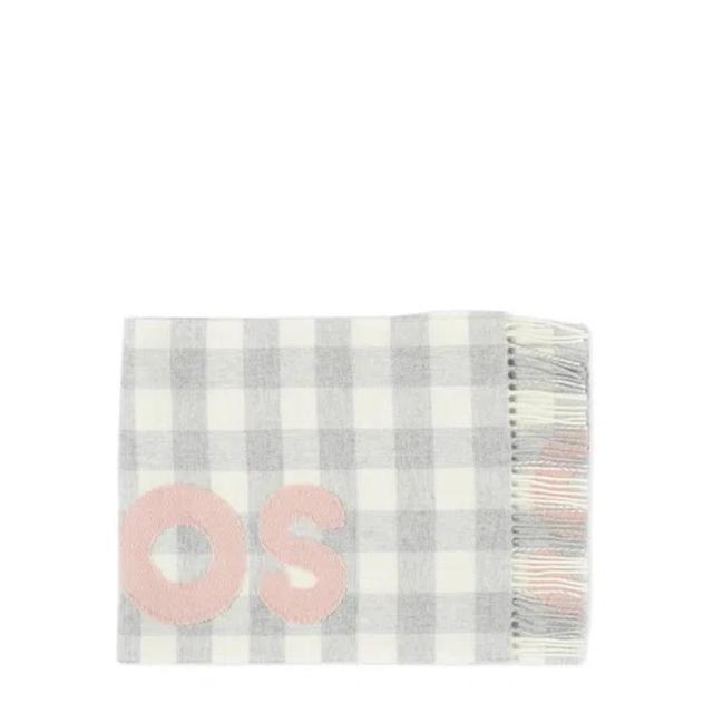 ACNE STUDIOS Scarf In Grey_pink Product Image