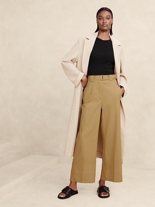 Oceanside Wide-Leg Cropped Pant Product Image