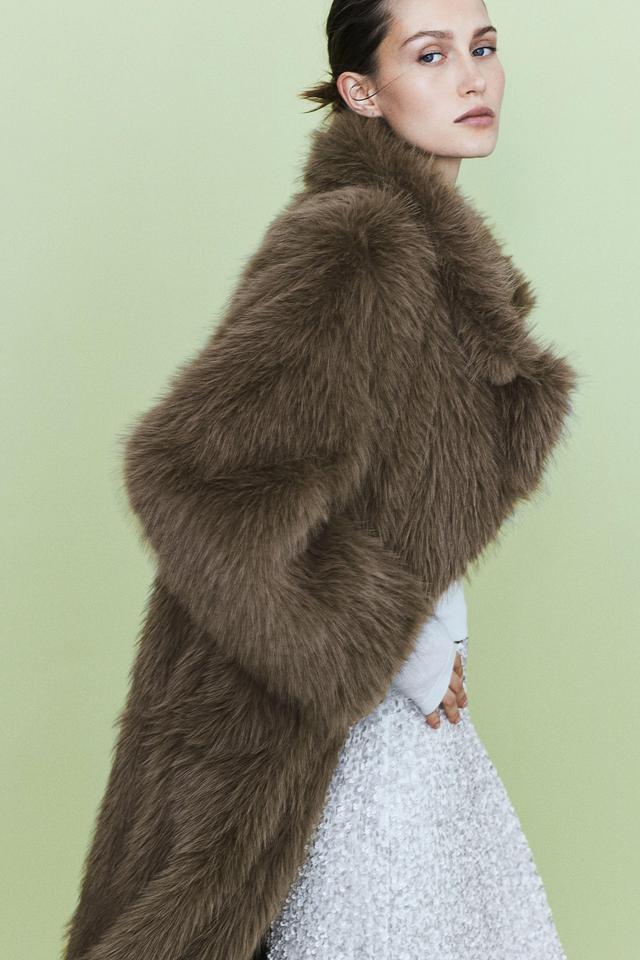 Fluffy Maxi Coat Product Image