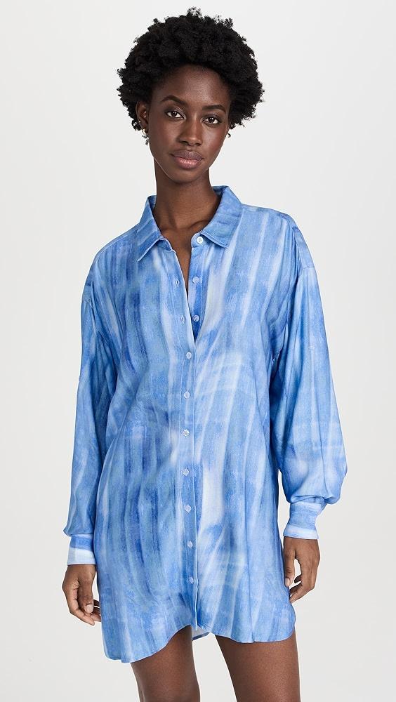 Nomads Sol Button Up Shirt Dress | Shopbop Product Image