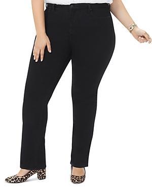 NYDJ Barbara Bootcut Black) Women's Jeans Product Image