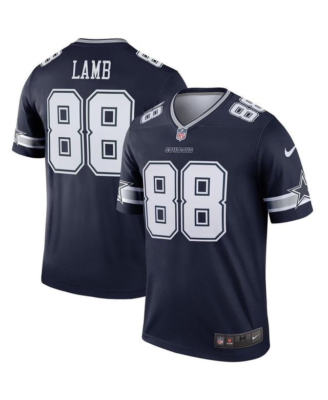 Nike Mens CeeDee Lamb Dallas Cowboys 2nd Alternate Legend Jersey - Navy Product Image