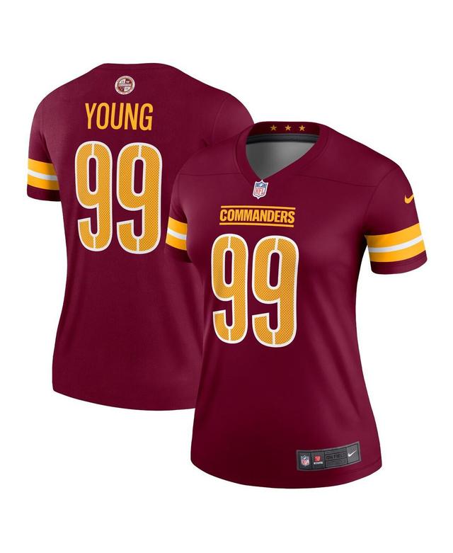 Womens Nike Chase Young Burgundy Washington Commanders Legend Jersey - Burgundy Product Image