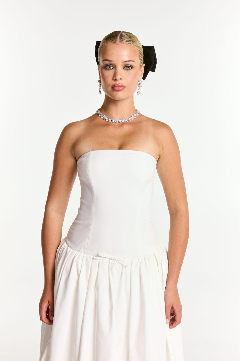 Brittany Dress (White) Product Image