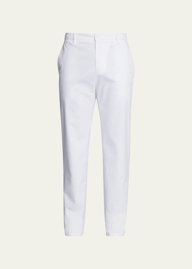 Mens Cotton-Stretch Straight Leg Pants Product Image