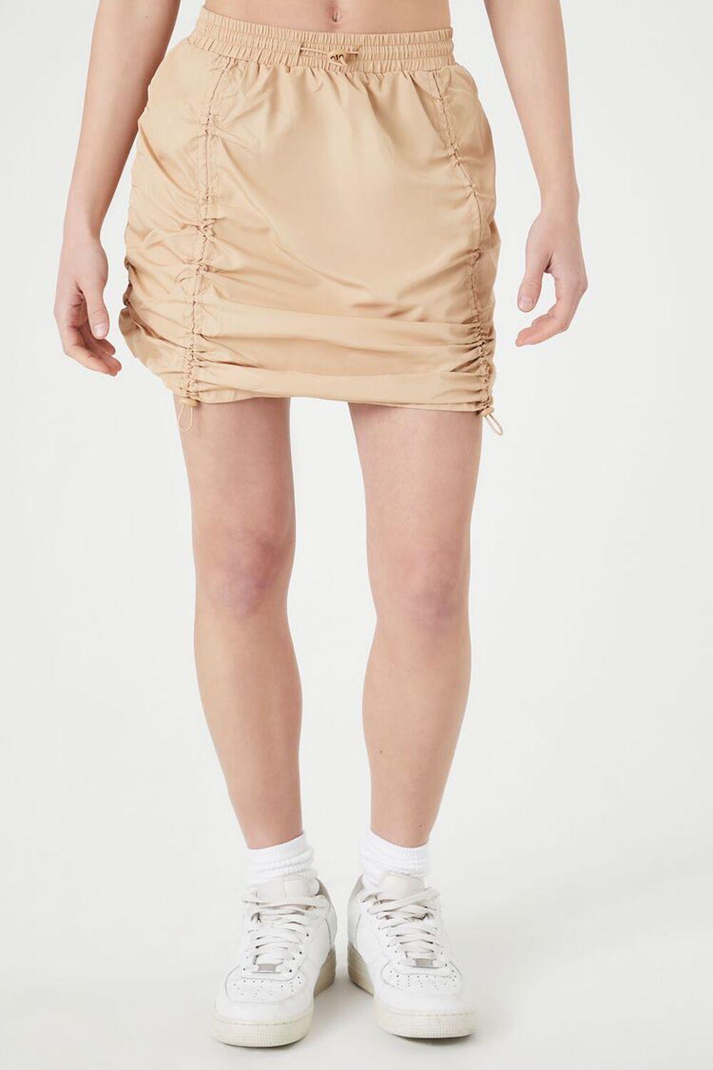 Ruched Drawstring Mini Skirt | Forever 21 Product Image