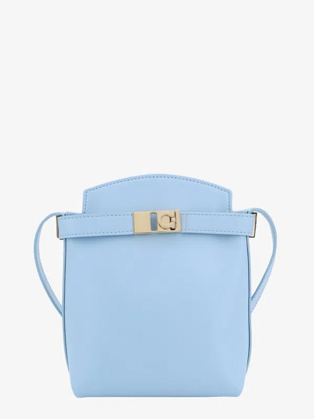 Woman Hug Woman Blue Shoulder Bags Product Image