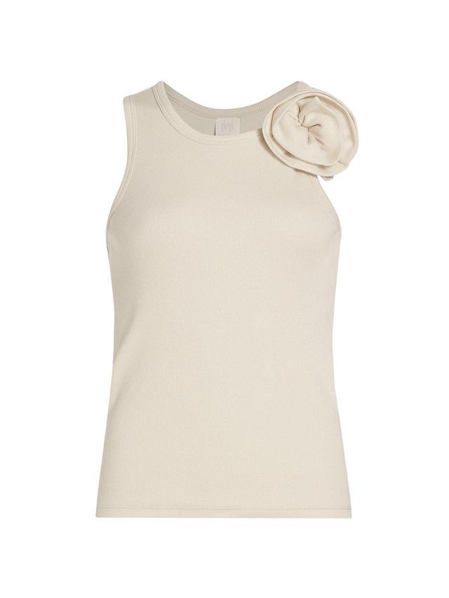 Womens Editti Knit Rosette Tank Product Image