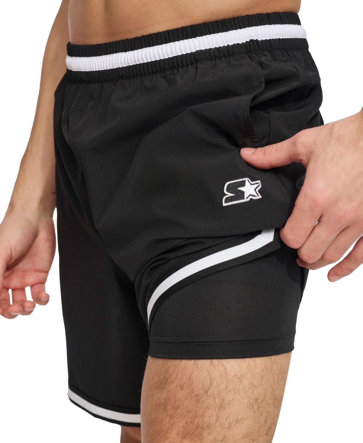 Starter Mens Varsity Athletic Mesh Stretch 7 Shorts Product Image