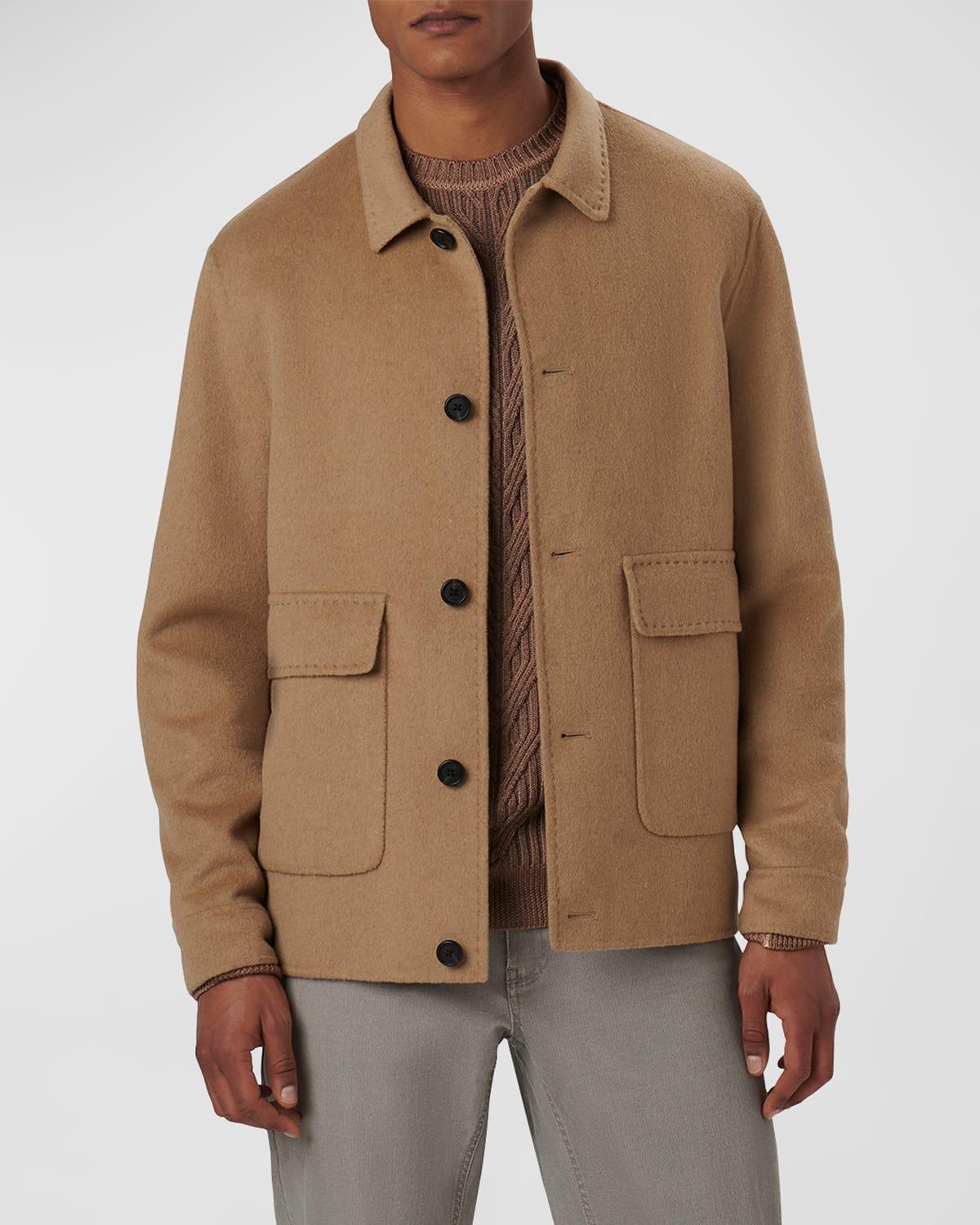 Mens Full-Button Wool Jacket product image