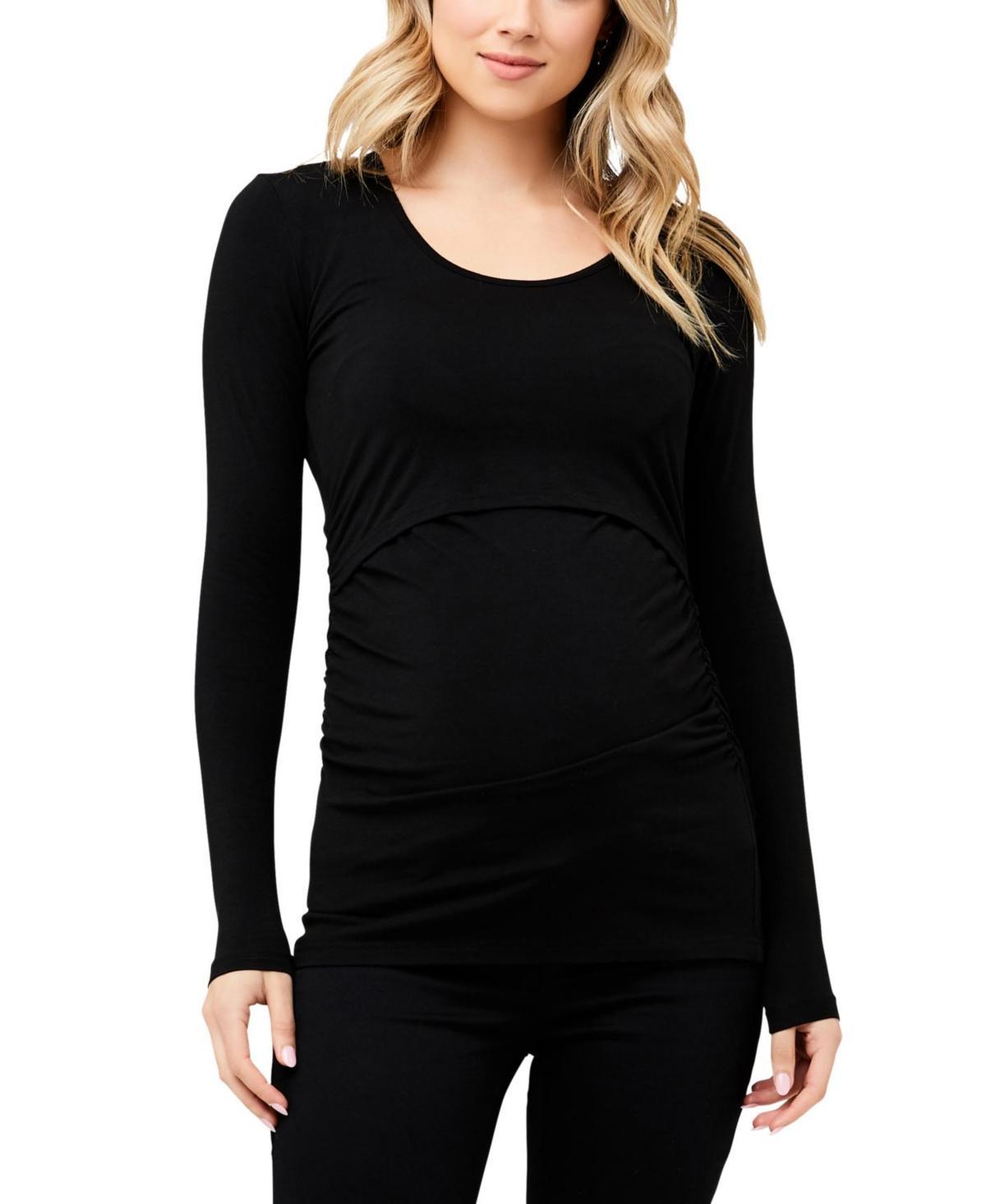 Maternity Organic Cotton Lift Up Nursing Top Product Image