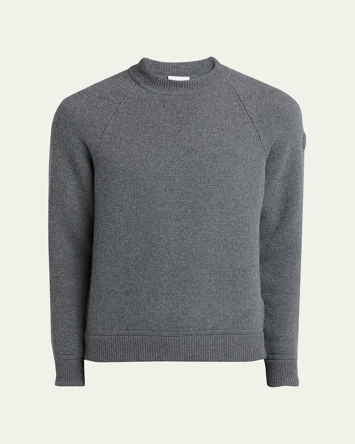 Mens Cashmere-Wool Raglan Sweater Product Image