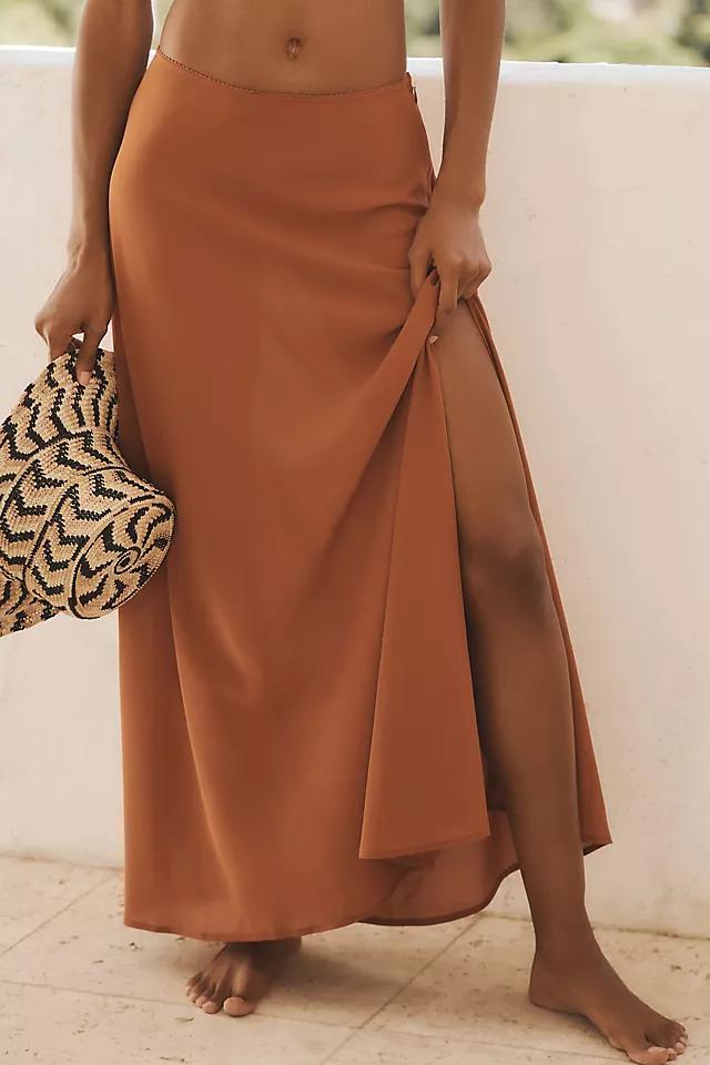 By Anthropologie Low-Rise Maxi Skirt Product Image