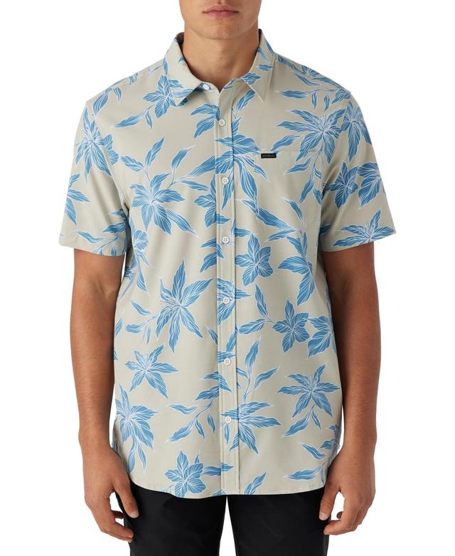 ONeill Mens Trvlr Short Sleeve Printed Button-Front Performance Shirt Product Image