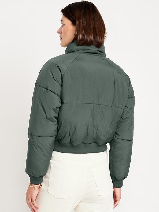 Oversized Crop Puffer Jacket Product Image