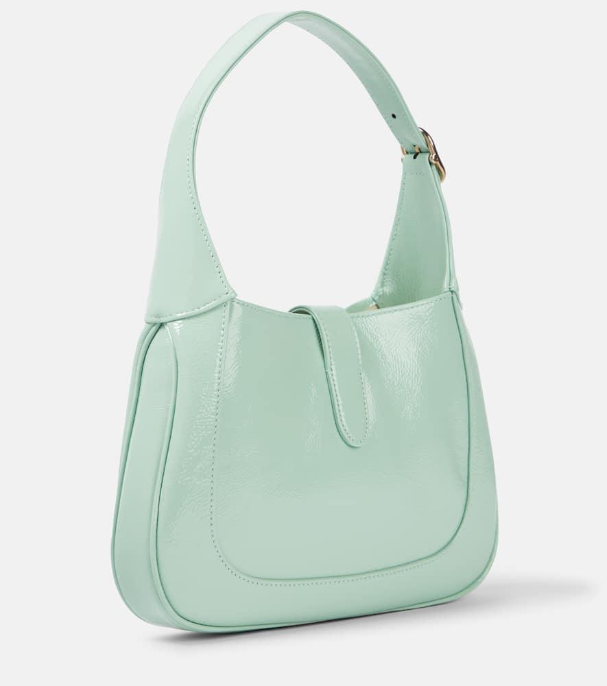 GUCCI Small Jackie Leather Shoulder Bag In Light Green Product Image