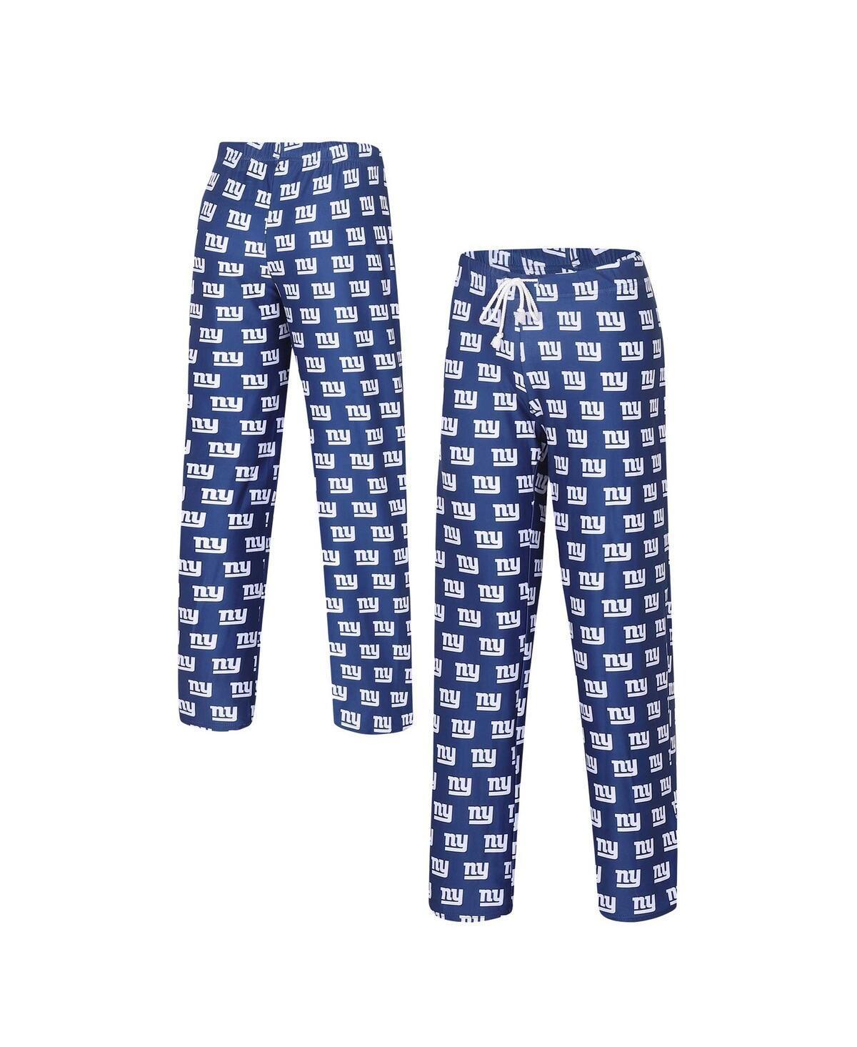 Womens Concepts Sport Royal New York Giants Gauge Allover Print Sleep Pants Product Image