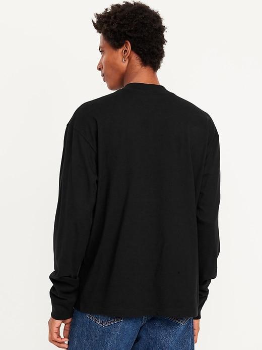 Heavyweight Mock-Neck T-Shirt Product Image