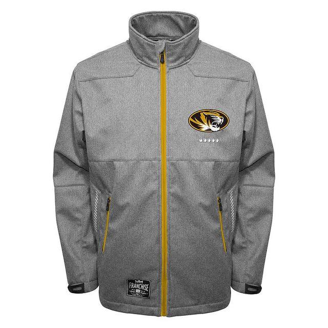 Mens Franchise Club Kansas Jayhawks Tech Fleece Softshell Jacket Product Image