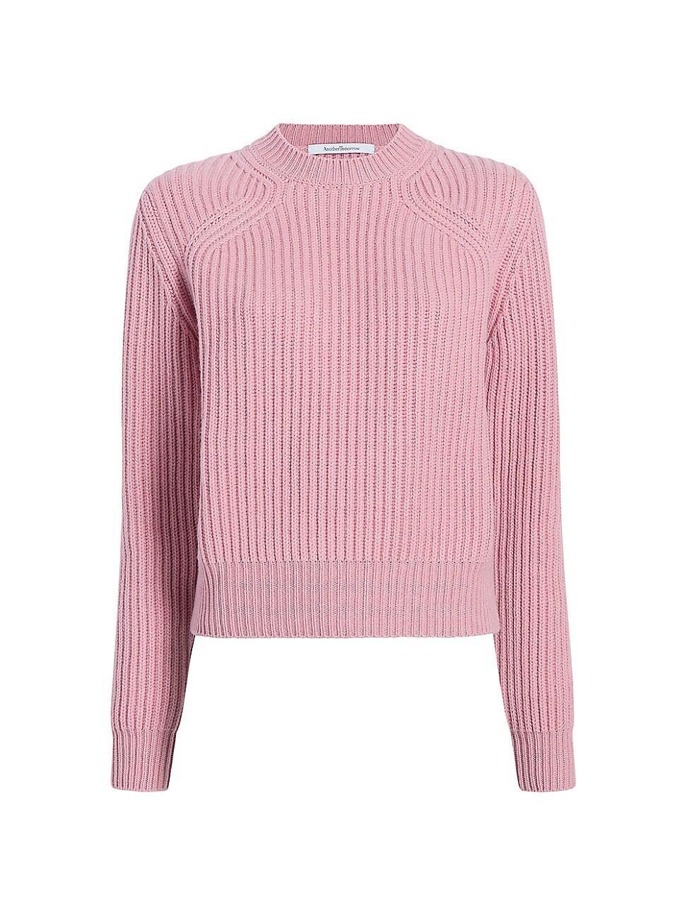 Recycled Cashmere Rib Sweater Product Image